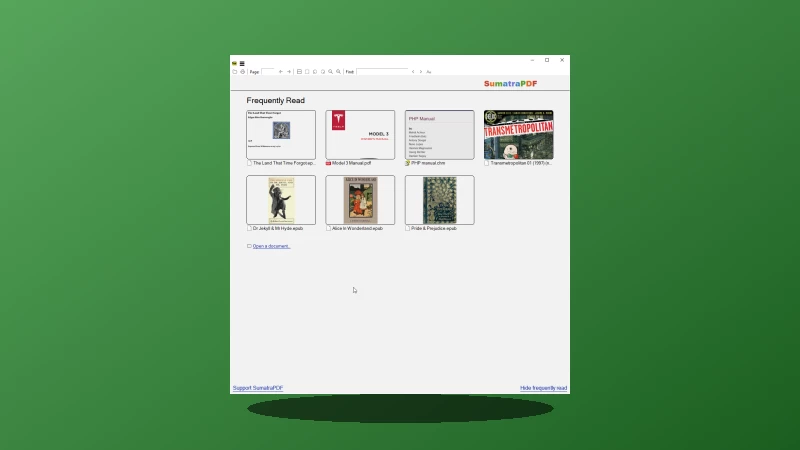 SumatraPDF 3.6.1（免费开源轻量 PDF 阅读器）